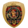 Miller Clan Crest Tartan 7 x 8 Woodcarver Wooden Wall Plaque 