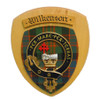 Wilkenson Clan Crest Tartan 10 x 12 Woodcarver Wooden Wall Plaque 