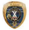 St Andrews Crest Tartan 10 x 12 Woodcarver Wooden Wall Plaque 