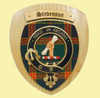 Stevenson Clan Crest Tartan 7 x 8 Woodcarver Wooden Wall Plaque 