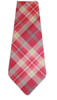 Highland Rose Tartan Lightweight Wool Straight Mens Neck Tie