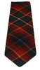 Innes Red Modern Clan Tartan Lightweight Wool Straight Mens Neck Tie