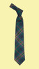 Kennedy Modern Clan Tartan Lightweight Wool Straight Mens Neck Tie