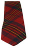 Leslie Red Modern Clan Tartan Lightweight Wool Straight Mens Neck Tie