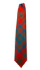 Matheson Red Ancient Clan Tartan Lightweight Wool Straight Mens Neck Tie