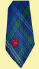 Davis Davies Welsh Tartan Worsted Wool Straight Mens Neck Tie