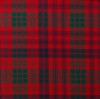 Ross Red Modern Tartan 10oz Reiver Wool Fabric Lightweight Casual Mens Kilt