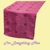 Fuchsia Pink Taffeta Sequin Wedding Table Runners Decorations x 10 For Hire