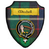 Mitchell USAF Tartan Crest Wooden Wall Plaque Shield