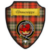 Moncreiffe Weathered Tartan Crest Wooden Wall Plaque Shield