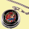 Ogilvy Clan Crest Round Shaped Chrome Plated Pocket Watch