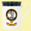 Smith Balmoral Crest Tartan Bone China Mug Set of 4