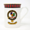 Sinclair Balmoral Crest Tartan Bone China Mug Set of 2