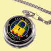 Midyett Clan Crest Round Shaped Chrome Plated Pocket Watch