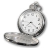Melville Clan Crest Round Shaped Chrome Plated Pocket Watch