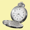 Fullarton Clan Crest Round Shaped Chrome Plated Pocket Watch