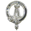 Malcolm Clan Badge Polished Sterling Silver Malcolm Clan Crest
