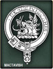 MacTavish Clan Badge Polished Sterling Silver MacTavish Clan Crest