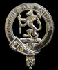 MacQueen Clan Badge Polished Sterling Silver MacQueen Clan Crest