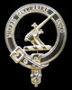 MacMillan Clan Badge Polished Sterling Silver MacMillan Clan Crest