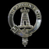 MacCallum Clan Badge Polished Sterling Silver MacCallum Clan Crest