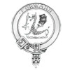 MacBeth Clan Badge Polished Sterling Silver MacBeth Clan Crest