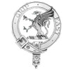 Leslie Clan Badge Polished Sterling Silver Leslie Clan Crest