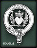 Douglas Clan Badge Polished Sterling Silver Douglas Clan Crest