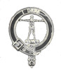 Dalzell Badge Polished Sterling Silver Dalzell Crest