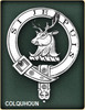 Colquhoun Clan Badge Polished Sterling Silver Colquhoun Clan Crest