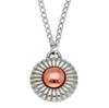 Heritage Copper Disc Circular Stylish Pewter Pendant