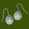 Limpet Shell Sheppard Hook Stylish Pewter Earrings
