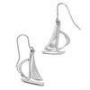 Sailing Boats Sheppard Hook Stylish Pewter Earrings