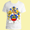 Von Der Au German Coat of Arms Surname Adult Unisex Cotton T-Shirt