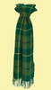 Galloway Green Scotland District Tartan Lambswool Unisex Fringed Scarf Galloway Green Scotland District Tartan Lambswool Unisex Fringed Scarf