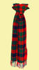 City Of Glasgow Scotland District Tartan Lambswool Unisex Fringed Scarf