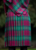Owen Bowen Welsh Tartan 13oz Wool Fabric Medium Weight Ladies Kilt Skirt