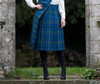 Owen Bowen Welsh Tartan 13oz Wool Fabric Medium Weight Ladies Pleated Skirt