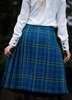 Vaughan Welsh Tartan 13oz Wool Fabric Medium Weight Ladies Pleated Skirt