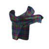 Cork County Irish Tartan Lambswool Unisex Fringed Scarf