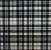 Scott Black White Modern Springweight 8oz Tartan Wool Fabric