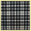 Scott Black White Modern Springweight 8oz Tartan Wool Fabric