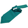 Teal Green Mens Plain Satin Self-Tie Wedding Cravat Necktie 