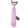 Lilac Boys Plain Satin Elastic Tie Wedding Necktie 