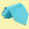 Robins Egg Blue Mens Plain Satin Straight Tie Wedding Necktie