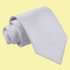 Silver Grey Mens Plain Satin Straight Tie Wedding Necktie