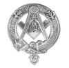 Scottish Masonic Cap Crest Stylish Pewter Scottish Masonic Badge