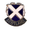 Scotland Saltire Shield Small Enamel Badge Lapel Pin Set x 3