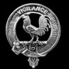 Laing Clan Cap Crest Sterling Silver Clan Laing Badge