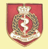 Royal Army Medical Corps British Military Shield Enamel Badge Lapel Pin Set x 3